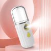 Facial Steamer; Mini Nano Mist Sprayer Facial Steamer Office Public Humidifier USB Rechargeable Face Moisture Nebulizer Beauty Skin Care Tool