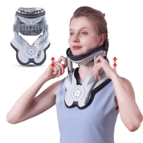 Chiropractic Posture Corrector Neck Cervical Traction Shoulder Relaxer For Tension Release