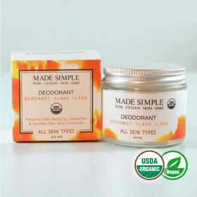Organic Vegan Bergamot Ylang Ylang DEODORANT