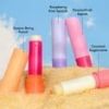 Eos 100% Natural Lip Balm Set - Tropical Variety Pack, 0.14 oz, Pack of 4