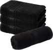 4 Piece Washcloths Set, 100% Turkish Cotton Towels for Body and Face Towels, 12 in x 12 in, Absorbent, Quick Dry, Durable and Soft, Baby Wash Cloths
