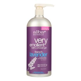 Alba Botanica -   French Lavender Very Emollient Bath & Shower Gel 32 Fl Oz