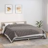 Weighted Blanket Gray 100% brushed polyester microfiber
