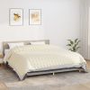 Weighted Blanket Light cream Brushed polyester microfiber King