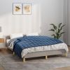 Weighted Blanket Blue Brushed polyester microfibre Twin