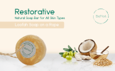 BeNat Natural Skin-Soothing Bar Soap Set - Artisanal Facial & Body Cleansing Bars with Chamomile, Honey, Oat, and Coconut Oil for Sensitive Skin Care