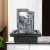 Tabletop Water Fountain with Led Light 10.6inches