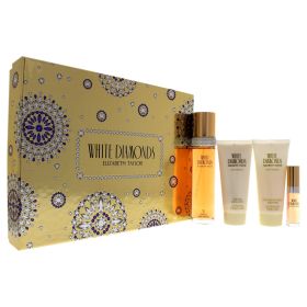White Diamonds by Elizabeth Taylor for Women - 4 Pc Gift Set