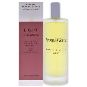 Light Room and Linen Mist - Amyris and Orange Unisex - 3.4 oz Room Spray