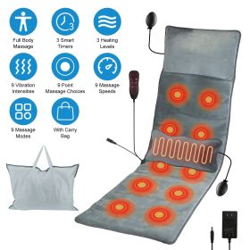 Full Body Electric Massage Mat with Heat Vibration