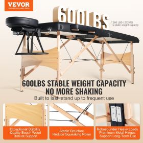 VEVOR Portable Massage Table 28" W