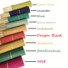 [Bamboo Incense Sticks] 24/73/170 Bamboo Incense Sticks for Home Use | Various Flavors to Choose From