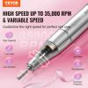 VEVOR Electric Rechargeable Nail Drill, Portable Cordless Nail E File Machine