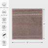 4 Piece Washcloths Set, Absorbent Cotton Towels for Body and Face, 12 in x 12 in, Quick Dry, Durable and Soft, Baby Wash Cloths, Wash Rags for Kitchen
