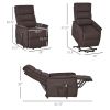 HOMCOM Electric Power Lift Recliner Chair Sofa with Massage