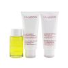 Clarins Beautiful Pregnancy Set: Stretch Mark Minimizer 200ml+ Exfoliating Body Scrub 200ml+ Body Treatment Oil-Tonic 100ml