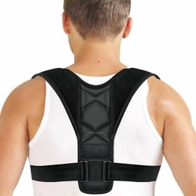 Posture Clavicle Support Corrector (Color: Black)