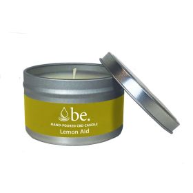 Broad Essentials CBD Candles - Lemon Aid (size: 8oz Tin w/ 550mg)